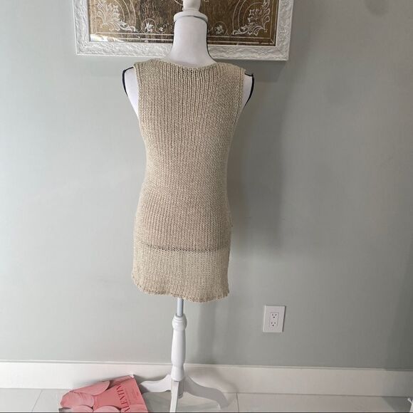 Bishop & Young Crotchet Sleeveless Sweater (S) - Picture 7 of 8